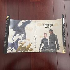 Fairyloot Fourth Wing Rebecca Yarros Exclusive Book Jacket Reversible picture