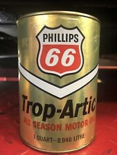Vintage Phillips 66 Trop-Artic 10w-40 Oil Can Empty picture