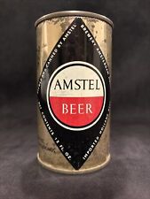 Amstel Beer 11.5oz (US) Early Pull Tab Can - Amstel, Amsterdam Holland - SS WOW picture