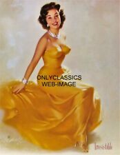 1962 BILL MEDCALF IRRESISTIBLE CURVY BEAUTY PRINT BROWN BIGELOW PINUP CHEESECAKE picture