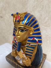 Unique ANCIENT EGYPTIAN Statue  King Tutankhamun head of hard stone 6.5in 0.5KG picture