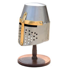 Mini Medieval Knight Helmet With Display Stand picture