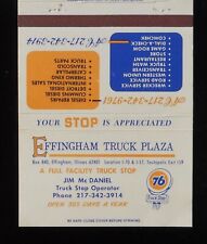 1980s? Effingham Truck Plaza 76 Gas Jim Mc Daniel Truck Stop Teutopolis Exit IL picture