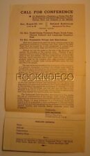 1937 Communist Party Rally Handbill for Chicago Newspaper Steel Strike picture