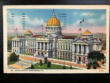 Vintage Postcard 1957 (published 1933) State Capitol Harrisburg PA picture
