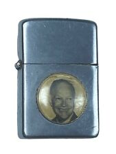 Zippo Lighter 1937-1950 PAT 2032695 Dwight d Eisenhower campaign picture vtg picture