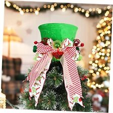  Grinch Christmas Tree Topper - Hand Made Tree Decoration, Grinch Tree Topper  picture