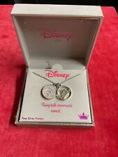 Disney Fairy Tale Moments Await Crown And Crystal Pendant Necklace.  NIB picture