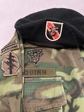 VIETNAM WAR 5th SPECIAL FORCES GREEN BERET From The Quinn Estate Size 7 3/8 picture