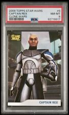 2008 Topps Star Wars: The Clone Wars Captain Rex RC #6 PSA 8 Rookie Card picture