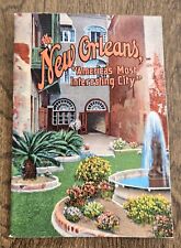 Vintage New Orleans Louisiana America's Most Interesting City Booklet picture