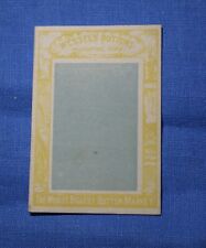 2778 Antique  Wessel's Buttons card blank, shell & pond life graphic picture
