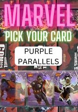 2024 Finding Unicorn Marvel Evolution PURPLE PARALLELS- PICK YOUR CARD picture