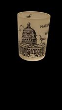 Vintage Washington DC Landmarks Collectible Souvenir Shot Glass Frosted  picture