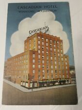 1930s postcard Cascadian Hotel Wenatchee Washington Chelan County picture