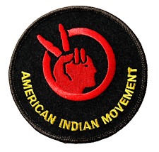 AIM AMERICAN INDIAN MOVEMENT PATCH (NC) picture