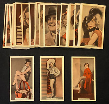 1935-50 Stage & Cinema Beauties Godfrey Phillips Cigarette Cards 