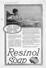 1918 Resinol Soap Antique Print Ad WWI Era Have A Good Complexion  picture