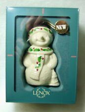 NEW  Lenox Vintage Porcelain Snowman 4
