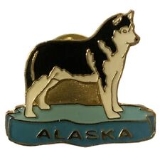 Vintage Alaska Husky Dog Travel Souvenir Pin picture