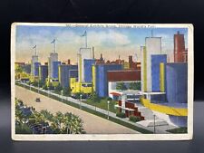 1933 World’s Fair POSTCARD “GENERAL EXHIBITS GROUP” Chicago POSTMARKED 10/3/1933 picture