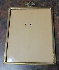 Vintage (40s?)  8x10 Metal Gold Tone Picture Frame picture