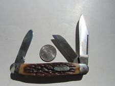 Vintage USA Made Rigid 3 blades Folding Pocket Knife NOS MInt picture
