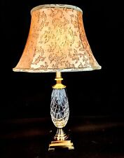 Waterford Crystal Lamp Medium Sized Table Lamp - New W/ Waterford Socket picture