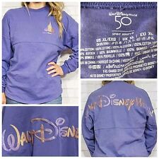 New XL Walt Disney World 50th Anniversary Spirit Jersey Shirt Purple  Glitter picture