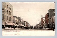 Appleton WI-Wisconsin, College Ave, Storefronts, Antique, Vintage c1913 Postcard picture