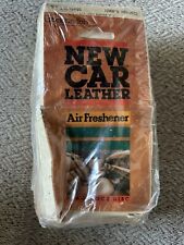 VINTAGE NOS NEW CAR LEATHER AIR FRESHENER PACKAGE OF 6 picture