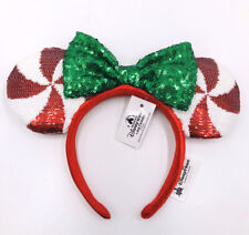 Lollipop Rare Gift Candy Cane Cutie Sequins Minnie Ears Disney Parks Headband picture