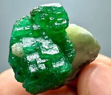 31 Carat Amazing Flower Shape Top Green Swat Emerald Crystals On Matrix @Pakistn picture