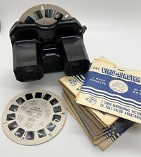 Vintage Black Sawyer's View-Master with 30 USA Reels in Envelopes Stereoscope picture