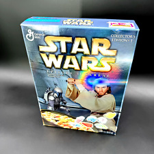 Vtg 2002 General Mills Star Wars Episode II Cereal Collectors #1 Full Box Sealed picture