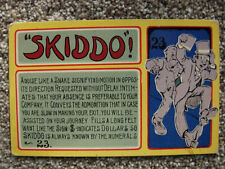 23 SKIDOO-DEFINITION-MAN TO GET LOST-EARLY COMIC HUMOR picture