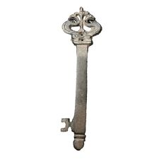 Vintage Unique Cast Iron Skeleton Key 10” picture