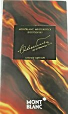  Montblanc 1997 DOSTOEVSKY Writers Series International Limited Edition Brochure picture