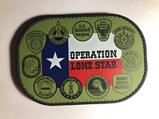 Texas Department of Public Safety DPS Operation Lone Star PVC Rubber Patch picture