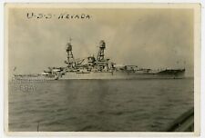 Vintage 1932 Philippines China US Navy USS Nevada BB-36 Battleship Sharp Photo picture