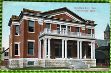 Tennessee TN, Chattanooga, Mountain City Club Building, ca 1910 Postcard picture