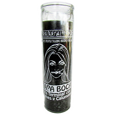 TAPA BOCA Veladora Poderosa Negra / SHUT UP 7-Day Candle Black Keep'em Quiet picture