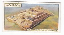 ANCIENT ISRAEL: Vintage 1926 Trade Card of King Solomon's Temple at JERUSALEM picture