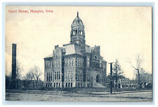 c1910s Court House Hampton Iowa IA Antique Unposted Postcard picture