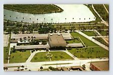 Postcard Texas Brownsville TX Jacob Brown Civic Center Aerial 1960s Unposted picture