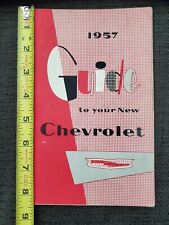 1957 Guide to Your New Chevrolet Chevy Owner's Manual Booklet picture