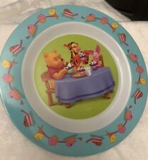 Winnie The Pooh Birthday Party Childs Plastic Plate Melamine picture
