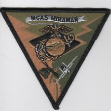 MARINE CORPS MCAS MIRAMAR BASE NAVY TOP GUN TRI SUBDUED EMBROIDERED JACKET PATCH picture