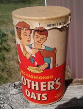 Antique Old Fashioned Mothers Oats Oatmeal Quaker Oats Cardboard Container picture
