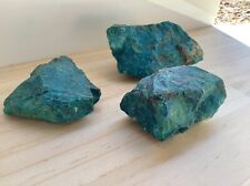 AAA+ Brazilian Rough Chrysocolla Crystal Natural Chunks (Aussie Seller) ~700g picture